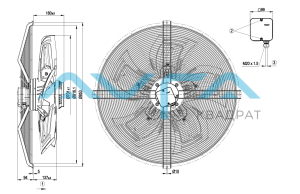 S4D710-BF01-02 Осевой вентилятор ebmpapst