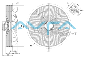 S4E450-AP01-06 Осевой вентилятор ebmpapst