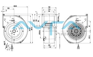 G2D146-BF02-07 Центробежный вентилятор ebmpapst