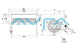 D2D133-AB06-19 Центробежный (радиальный) вентилятор ebmpapst