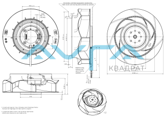 RER 190-39/18/2 TDOR Вентилятор компактный ebmpapst