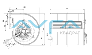 D2E133-DM52-60 Центробежный (радиальный) вентилятор ebmpapst