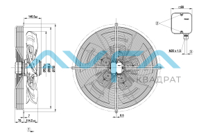 S4D630-BR01-02 Осевой вентилятор ebmpapst