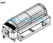 YJ64-20A-HZ02 26W B2295GL008A Тангенциальный вентилятор KELI 