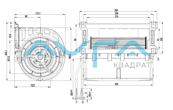 D3G133-LU01-01 Центробежный вентилятор (радиальный) ebmpapst