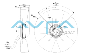 A4E300-AB01-18 Осевой вентилятор ebmpapst