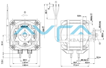 A4Q254-AR01-06 Осевой вентилятор ebmpapst