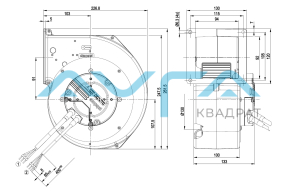 G3G160-AD52-01 Центробежный (радиальный) вентилятор ebmpapst