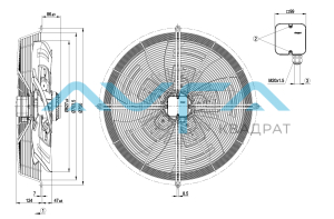 S8D630-AO09-01 Осевой вентилятор ebmpapst