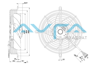 S2D200-AH18-01 Осевой вентилятор 200 мм ebmpapst