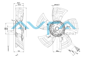 A4D300-AS34-16 Осевой вентилятор ebmpapst