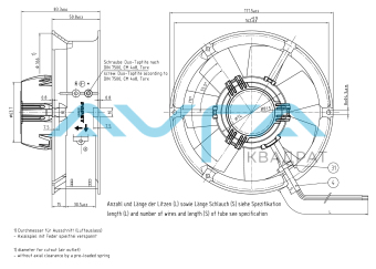 AC 6200 NM Вентилятор компактный ebmpapst 