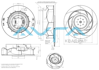 RER 190-39/14/2 TDMO Вентилятор компактный ebmpapst