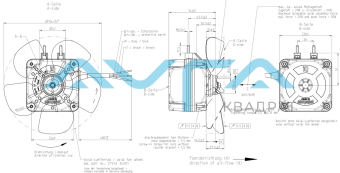 iQ3608-310250-V9.1 Электродвигатель ebmpapst