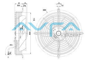 S2D200-AI18-01 Осевой вентилятор 200 мм ebmpapst