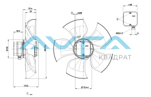 A4D420-AU02-02 Осевой вентилятор ebmpapst