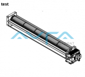 YJ48-12A-HZ01 6W B2295GL011A Тангенциальный вентилятор KELI 